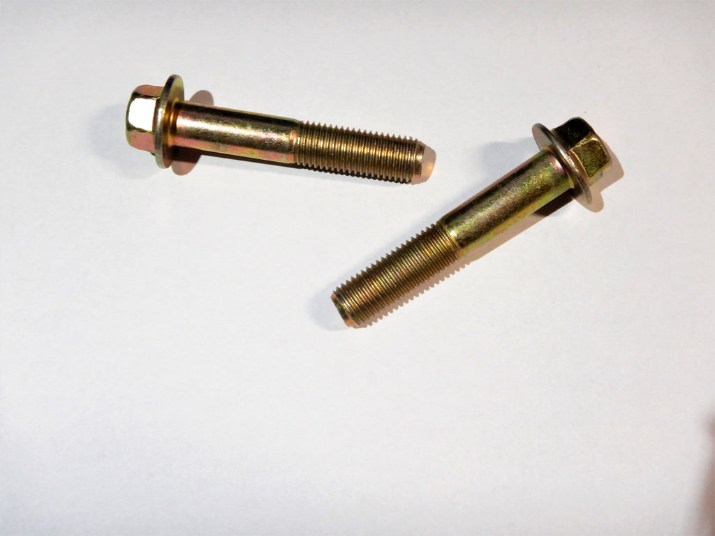 NOS  / NEW YELLOW ZINC. GOLD CAD Plated 1964-1984 FJ40 FJ55 Slave Cylinder Mounting Bolts  91111-41056  /  91111-41055  /  91611-41055