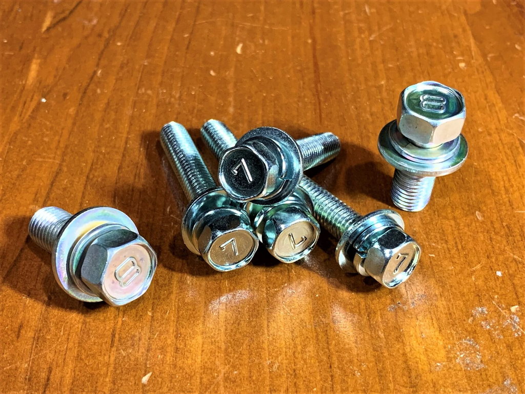 UPDATED NEW 6pc KIT  Thermostat Housing PLUG & PLAY Violet Silver Zinc Plated Salt Spray Rating Thermostat Housing ALL JAPAN Spec. JIS DOUBLE SEMS BOLTS Hardware Mounting KIT  F1.5 2F 3F CARB. 3FE 1972 -1990 FJ40 FJ60 FJ55 FJ43 FJ62 FJ80