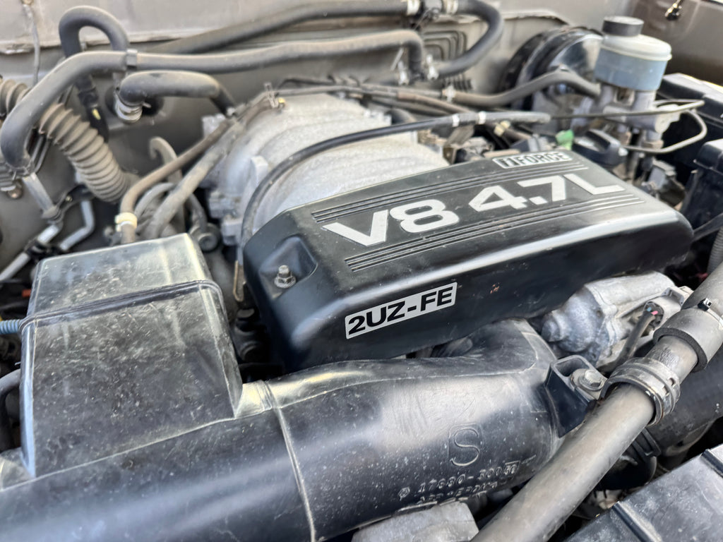 2UZ-FE 4.7L ENGINE NAME PLATE No.1  Cylinder Head Valve Cover Decal Emblem Badge LEXUS LX470 / Land Cruiser UZJ100 4Runner Tundra Sequoia