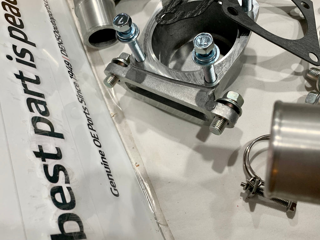 UPDATED NEW 6pc KIT  Thermostat Housing PLUG & PLAY Violet Silver Zinc Plated Salt Spray Rating Thermostat Housing ALL JAPAN Spec. JIS DOUBLE SEMS BOLTS Hardware Mounting KIT  F1.5 2F 3F CARB. 3FE 1972 -1990 FJ40 FJ60 FJ55 FJ43 FJ62 FJ80
