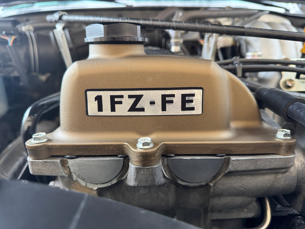 1FZ-FE ENGINE NAME PLATE No. 1  DECAL EMBLEM BADGE Cylinder Head Valve Cover SNOW VERSION Package / SIBERIA-SPEC.   Part # 11291-66020