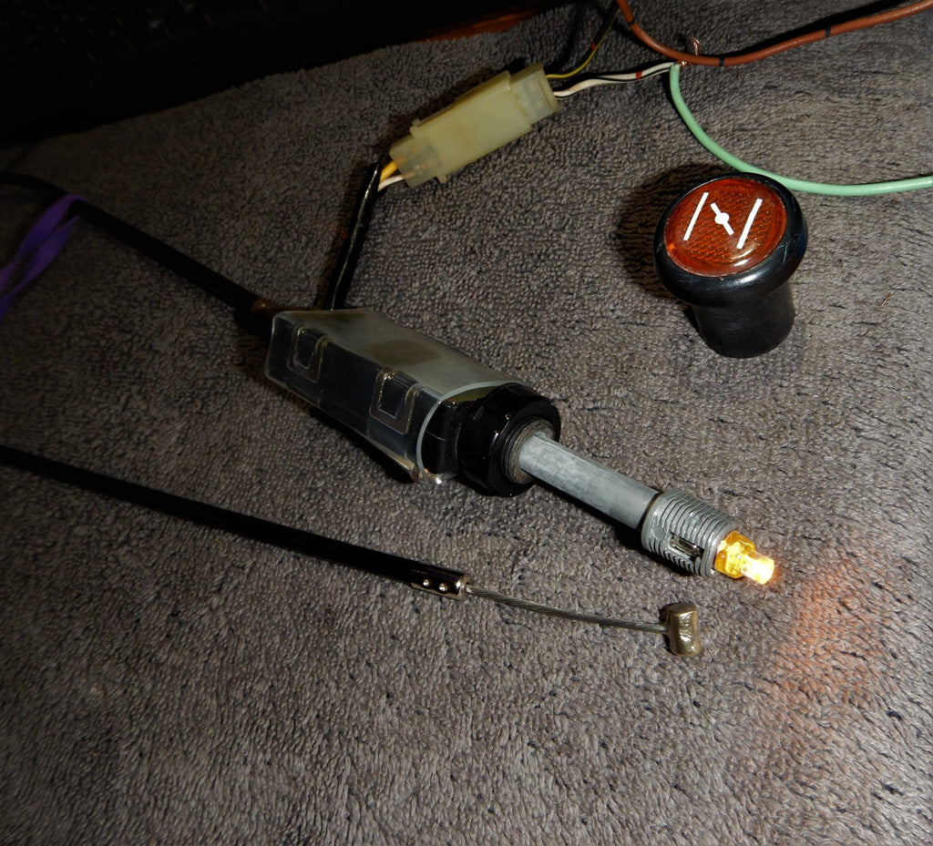 Color Temperature Modern-Age LED Update / Upgrade Diode Bulb for ALL OEM AMBER CHOKE Cable Back-Lit  luminated Knobs 1975-1990  /  FJ40  FJ55  FJ45  FJ43 FJ60 FJ62 12V Volts Knob