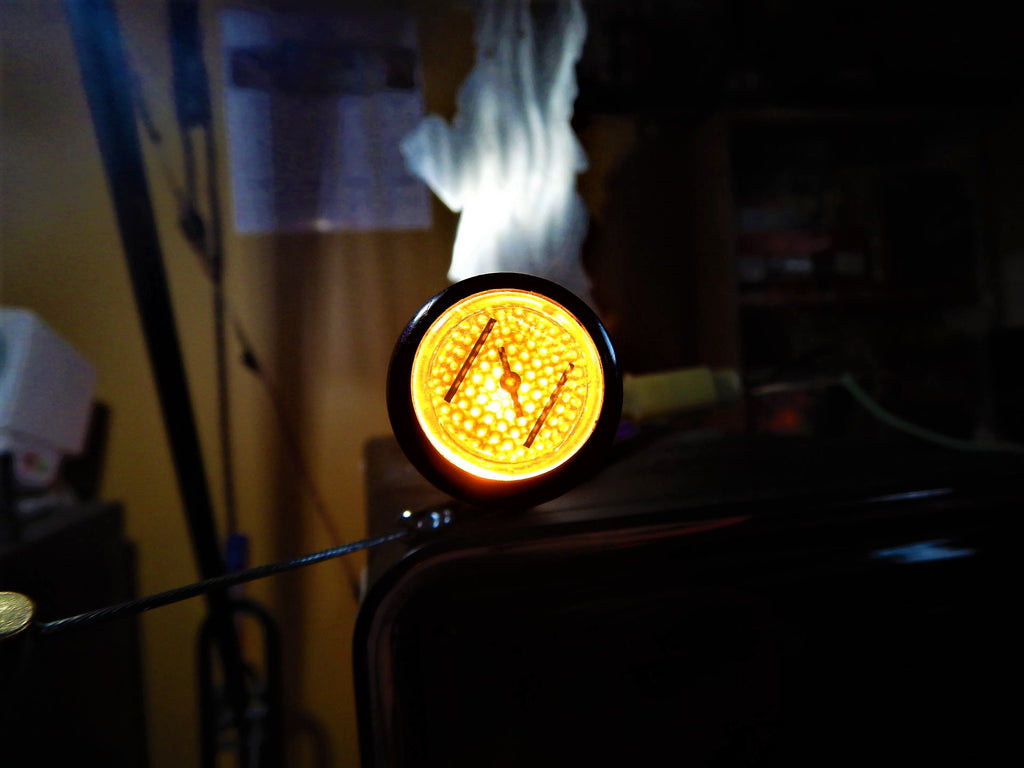Color Temperature Modern-Age LED Update / Upgrade Diode Bulb for ALL OEM AMBER CHOKE Cable Back-Lit  luminated Knobs 1975-1990  /  FJ40  FJ55  FJ45  FJ43 FJ60 FJ62 12V Volts Knob