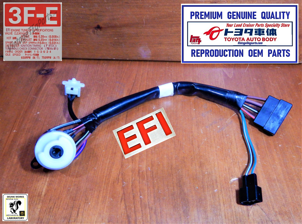FJ62 3FE Ignition KEY Electrical Switch Fits 8/87-1990 Part # 84450-60150 /  88450-60151  3F-E