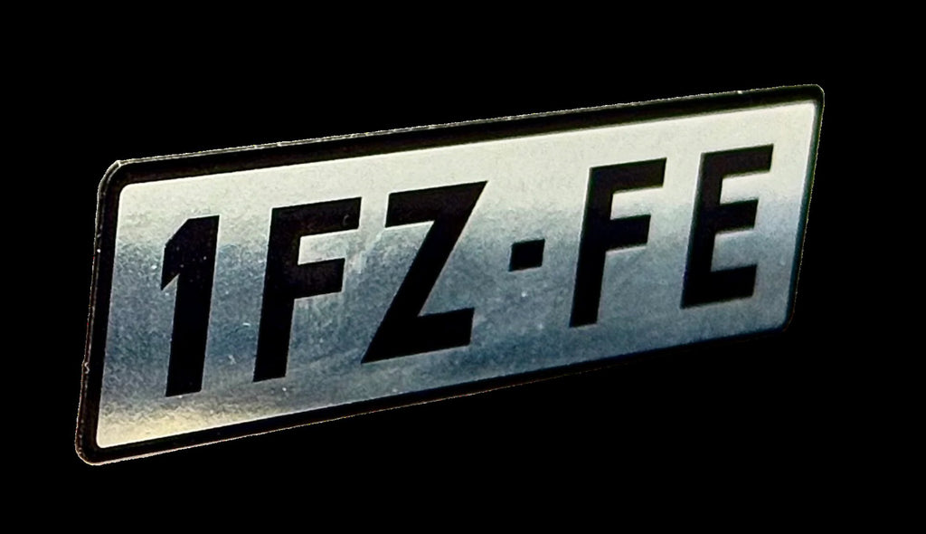 1FZ-FE ENGINE NAME PLATE No. 1  DECAL EMBLEM BADGE Cylinder Head Valve Cover SNOW VERSION Package / SIBERIA-SPEC.   Part # 11291-66020