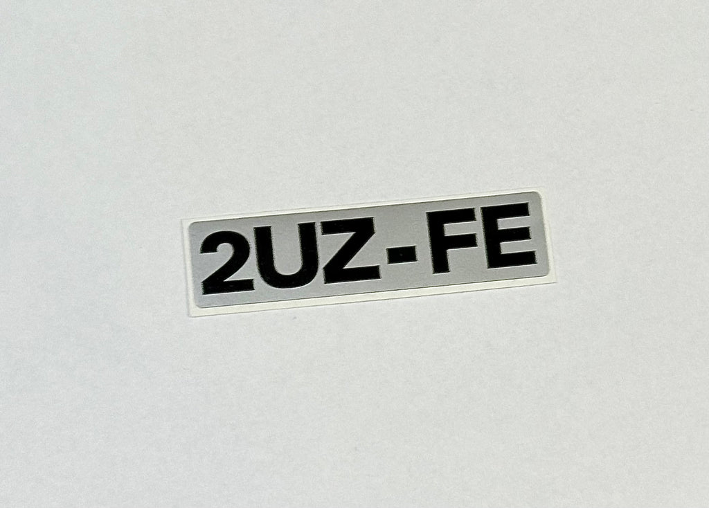 2UZ-FE 4.7L ENGINE NAME PLATE No.1  Cylinder Head Valve Cover Decal Emblem Badge LEXUS LX470 / Land Cruiser UZJ100 4Runner Tundra Sequoia