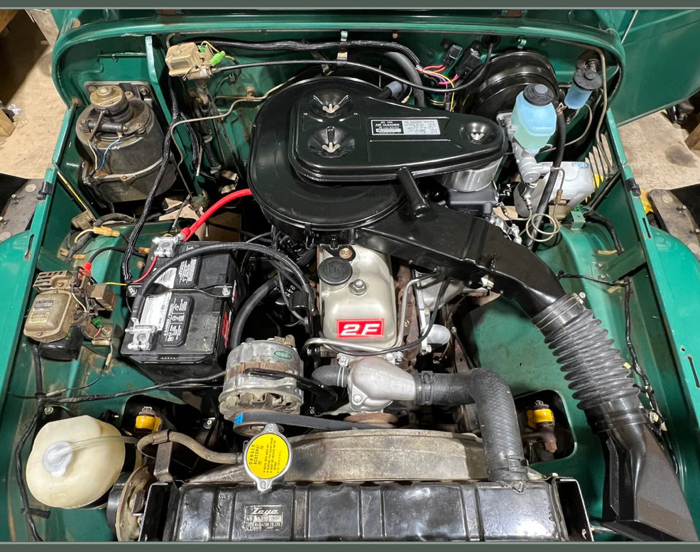 SEMA Spec Concept Vision SITH RED 2F Engine Cylinder Head Valve Cover  THICK TYPE Decal Label TOYOTA ( Special HIGH HEAT Material Constructio, )