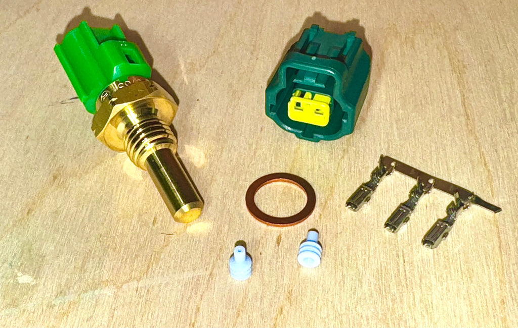 OEM GENUINE NipponDenso /  DENSO Japan Spec. Parts  3-FE PLUG and  PLAY Repair KIT Sensor, Sender  Water Temperature ( For E.F.I.)    Fits 88 - 92  FJ62  FJ80 3FE USA  & Canada Spec.  Also Fits : NON-USA   1HZ , 1KZT , 2LT , 2UZ , 22RE & 1PZ  Engines