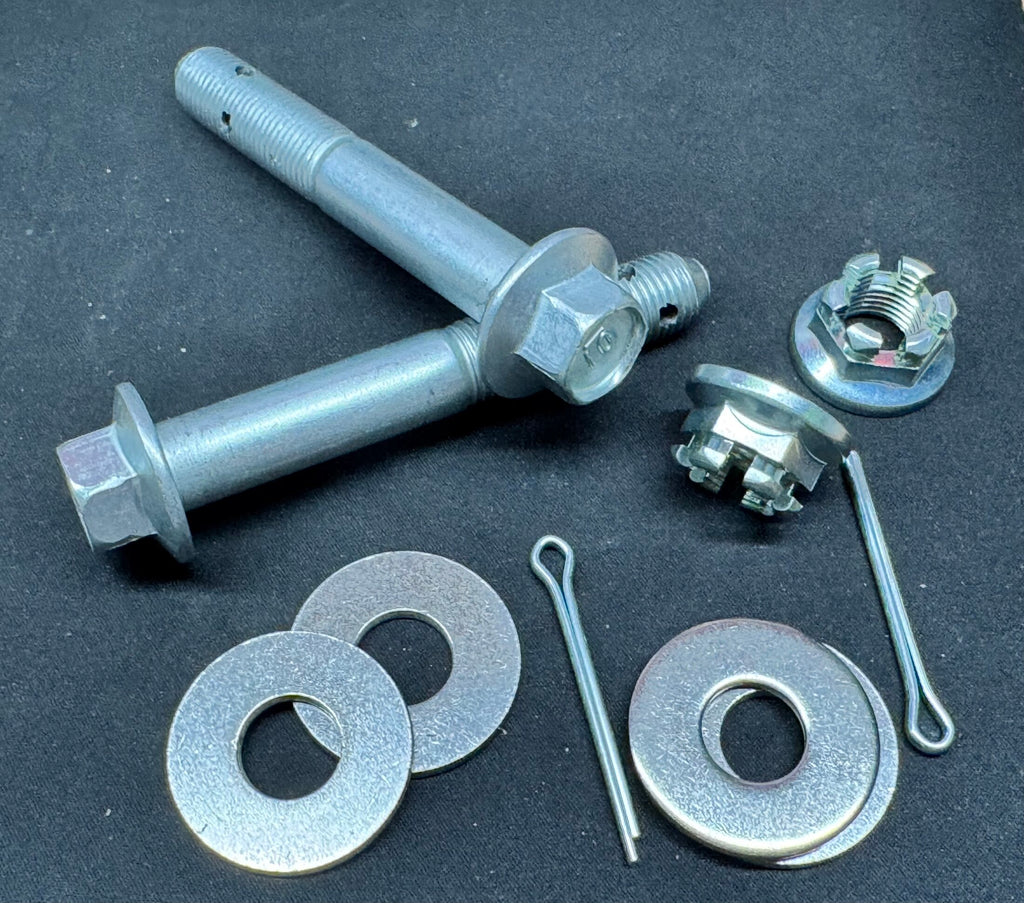 Rear Motor Mount Bolt KIT Both LH / RH  Sides OEM Japan Spec. Parts Stainless YAHAHA Cotter Keys Modern Age Metallurgy 3speed 4speed  1961-7/80   FJ40  FJ45  Part #'s 90102-13011 / 90102-13012