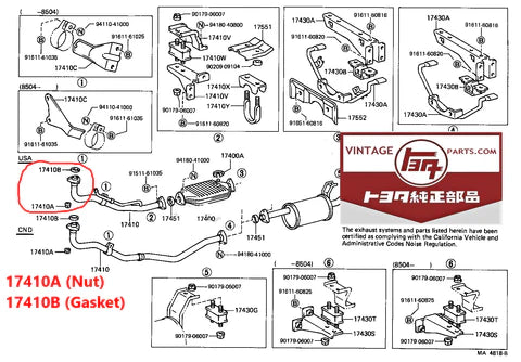Carbon Steel 2F Exhaust Manifold Flange Down PIPE KIT 1/75 -1987 FJ40 FJ60 FJ55 OEM TOYOTA Genuine Parts Updated Upgraded Special Unique Hardware TORX STuds and Locking Flange Nuts ( 3-BOLT FLANGE WATER JETTED IN-HOUSE )