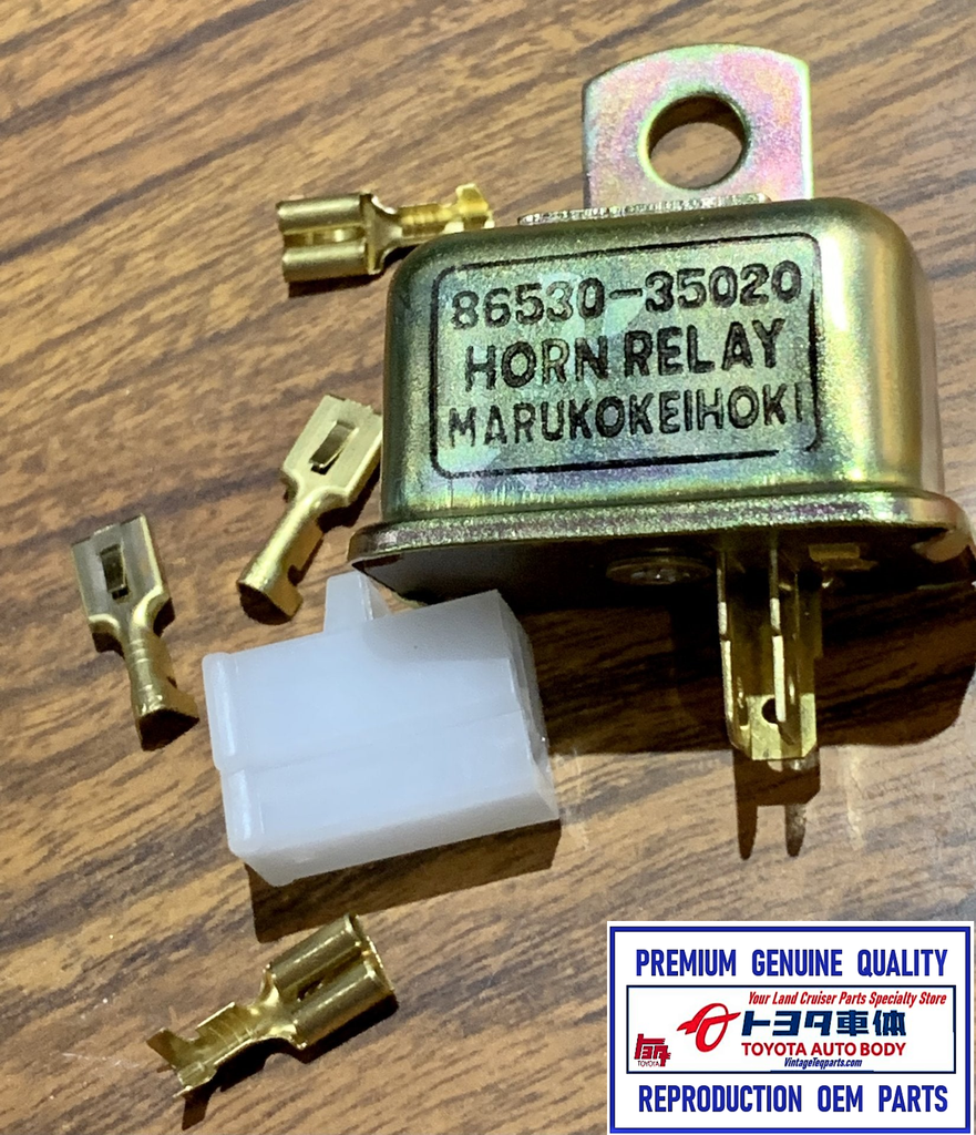 12V MARUKO /  MARUKOKEIHOKI Horn Relay Parts KIT for 10/69-7/80  FJ40  FJ55 FJ56  FJ45  HJ45 BJ40 BJ43 Part # 86530-35020