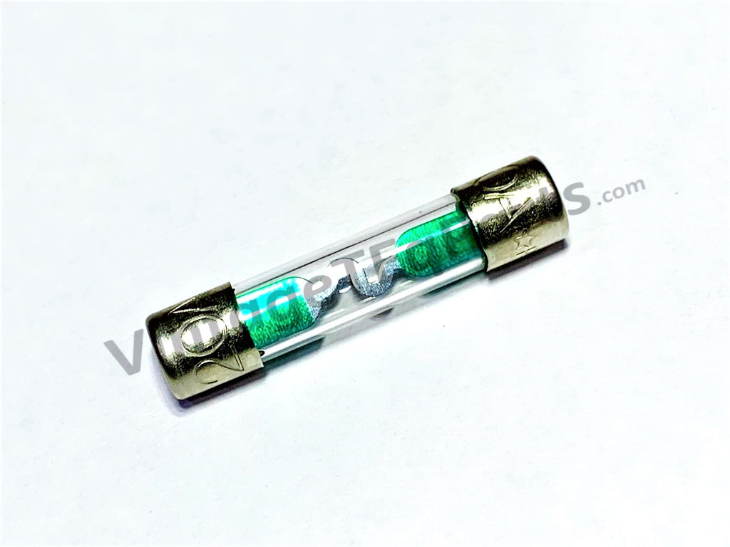 NOS OEM Toyota Color Keyed Filament Glass Tube Fuses 20A GREEN