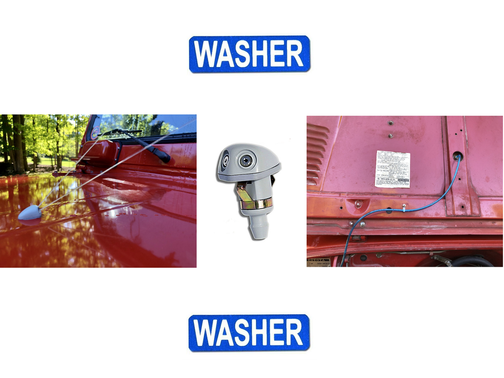 GREY OEM TOYOTA Washer Nozzle Fits All FJ40 , FJ43, FJ45 , BJ40, BJ42   , HJ47 85035-