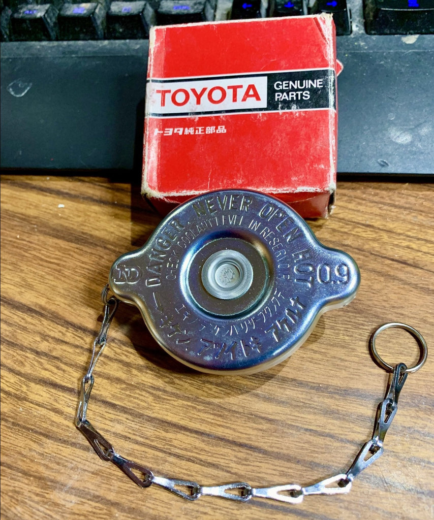BIG CAP GENUINE NipponDenso JAPAN DENSO OEM TOYOTA Radiator Cap w/ Cha ...