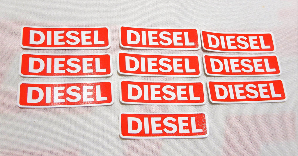 Diesel OEM Fuel Door Decal - Genuine Toyota Fuel Caution Plate  Label - JDM BJ40, BJ42 , HJ60 , HJ62 , HJ47 , HJ45 ,