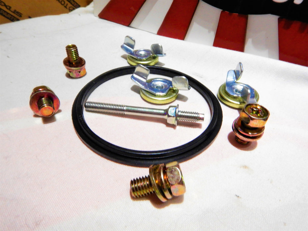 Its Time To Saddle Up Your Unicorn with BLING NOW TOYOTA Genuine Parts 2F Engine Air Cleaner Box. Air Horn Gasket Seal Yellow Zinc Wing Nut Grommet Seals, Carburetor TOP Screw In Threaded Stud  qty x 4 Air Box Bolts Car Show Dress Up Kit J40 FJ55 FJ60