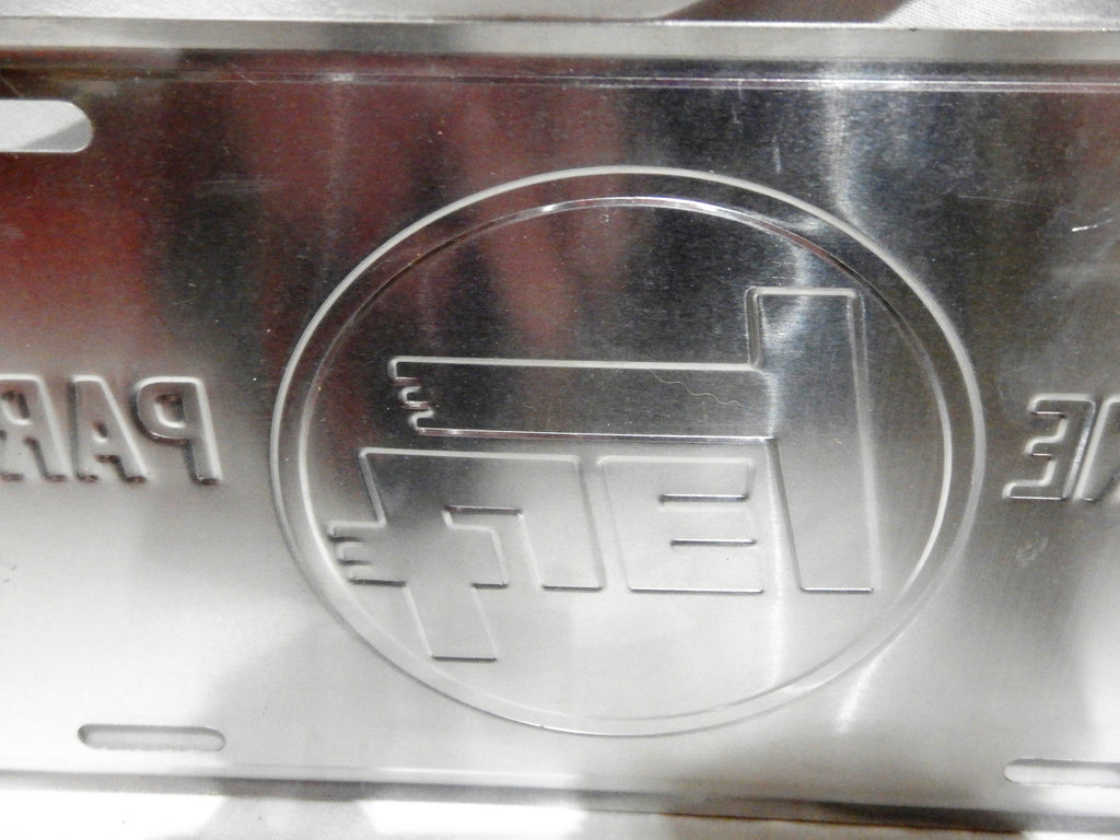 RED  TEq TOYOTA GENUINE PARTS  License Plate TAG , Die Stamped Aluminum