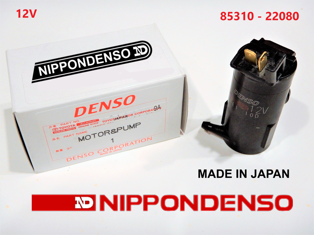 12V Genuine NipponDenso REAR WINDOW HATCH Wiper Washer Pump MADE IN JAPAN FJ60 FJ62 8/80-1990  Land Cruiser Line up  85310-22080