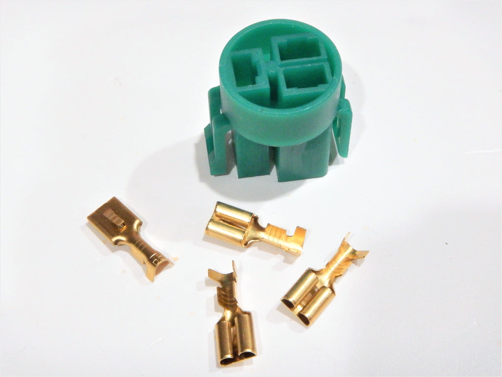OEM TOYOTA YAZAKI Alternator Repair Plug Connector Kit FJ60 FJ40 FJ55 27020-61013 / 27020-61100  3 WIRE Green Plug Type