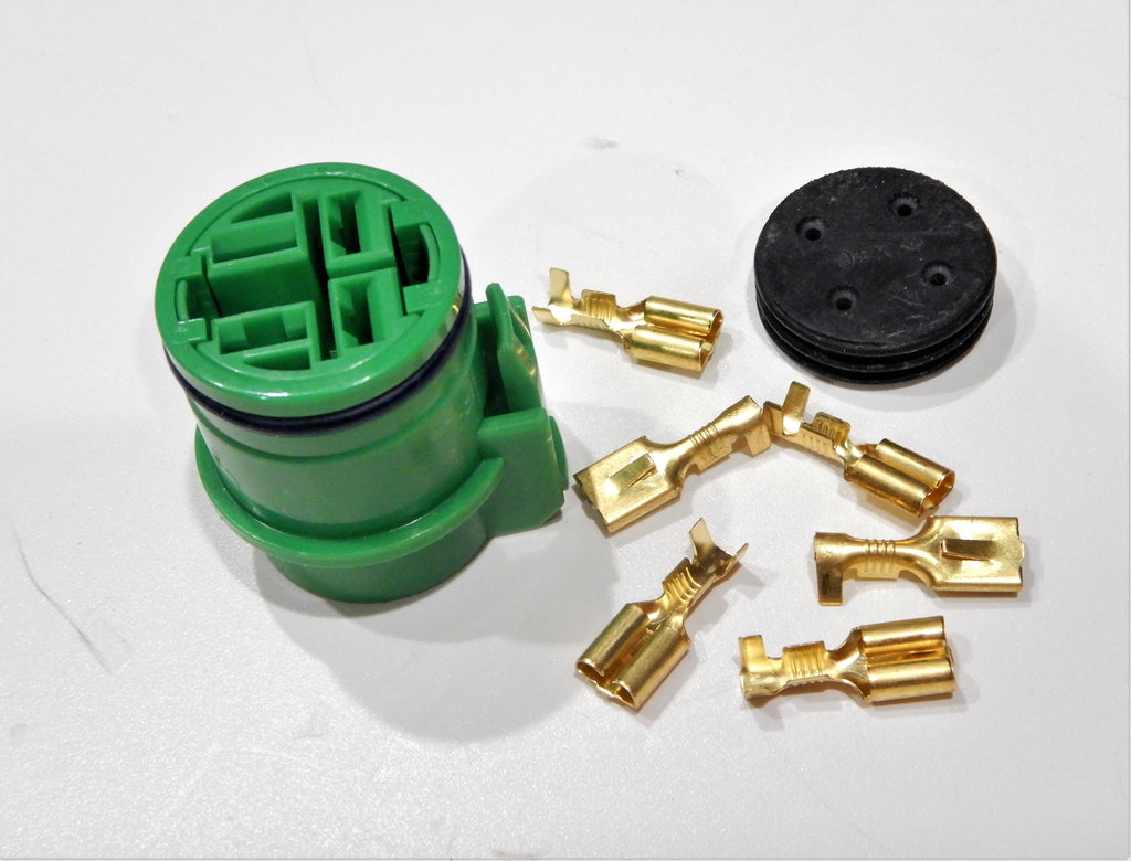 OEM TOYOTA YAZAKI Alternator Repair Plug Connector Kit FJ62 /  FJ80 4 WIRE Green Plug Type