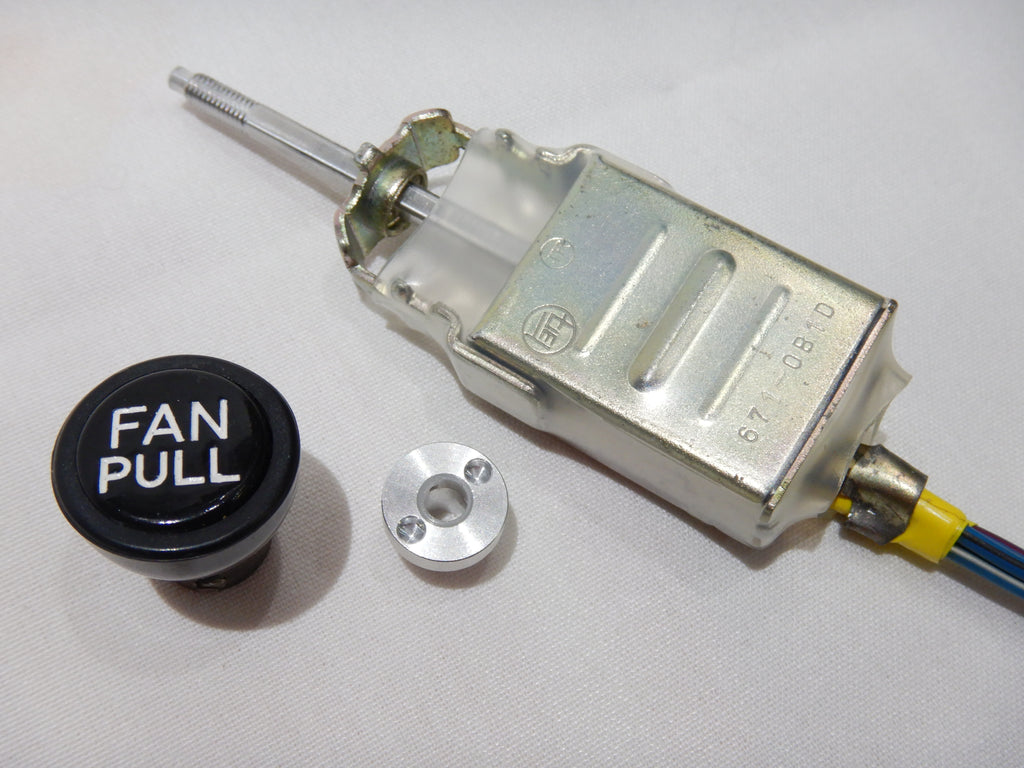 OEM FAN PULL Switch Assy. 87290-60041 w/ KNOB & NEW OEM Pin wrench retainer Nut / Bolt   1974-10/85  FJ40, FJ55