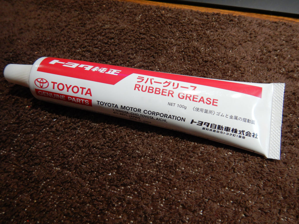 NON-USA OEM TEq Factory Assembly  Genuine TOYOTA Rubber GREASE   Lithium Soap Base