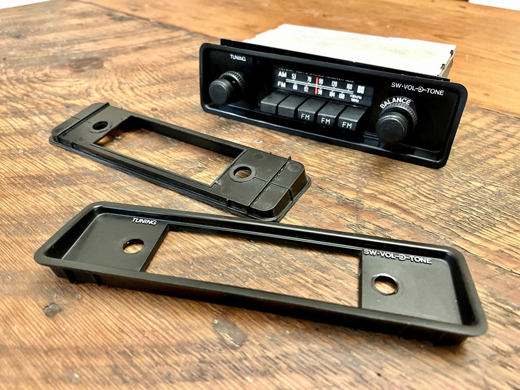 NEW FJ60  Molded  RADIO FACE PLATE 8/80-9/87  FJ60  55513-90A00 , 55513-90A01  55513C PLATE, RADIO TUNER  ( NOT 3-D Printed )