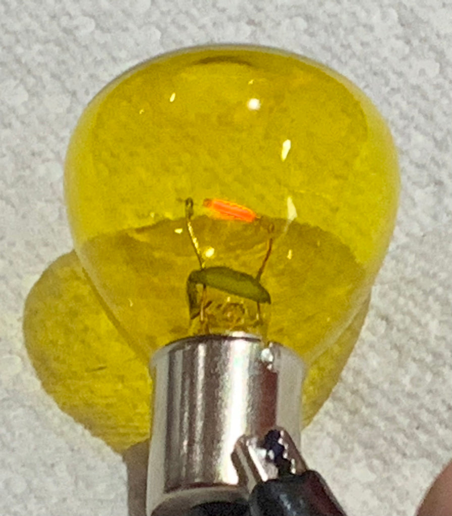 NOS OEM TOYOTA Genuine Parts FOG Lamps BULB YELLOW JIS JDM GLASS 12V CANARY FACTORY COLOR GLASS Period correct