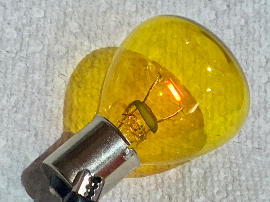 NOS OEM TOYOTA Genuine Parts FOG Lamps BULB YELLOW JIS JDM GLASS 12V CANARY FACTORY COLOR GLASS Period correct