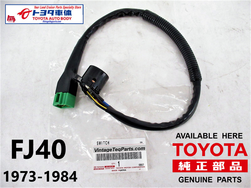 OEM Toyota GENUINE PARTS Ignition Switch Key Lock Column Type Fits 1973  - 1984 FJ40 , FJ55 FJ45  84450-60070  Direct Interchangeable # 84450-36011 , 84450-60050